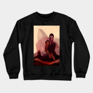 cyber punk fantasy art Crewneck Sweatshirt